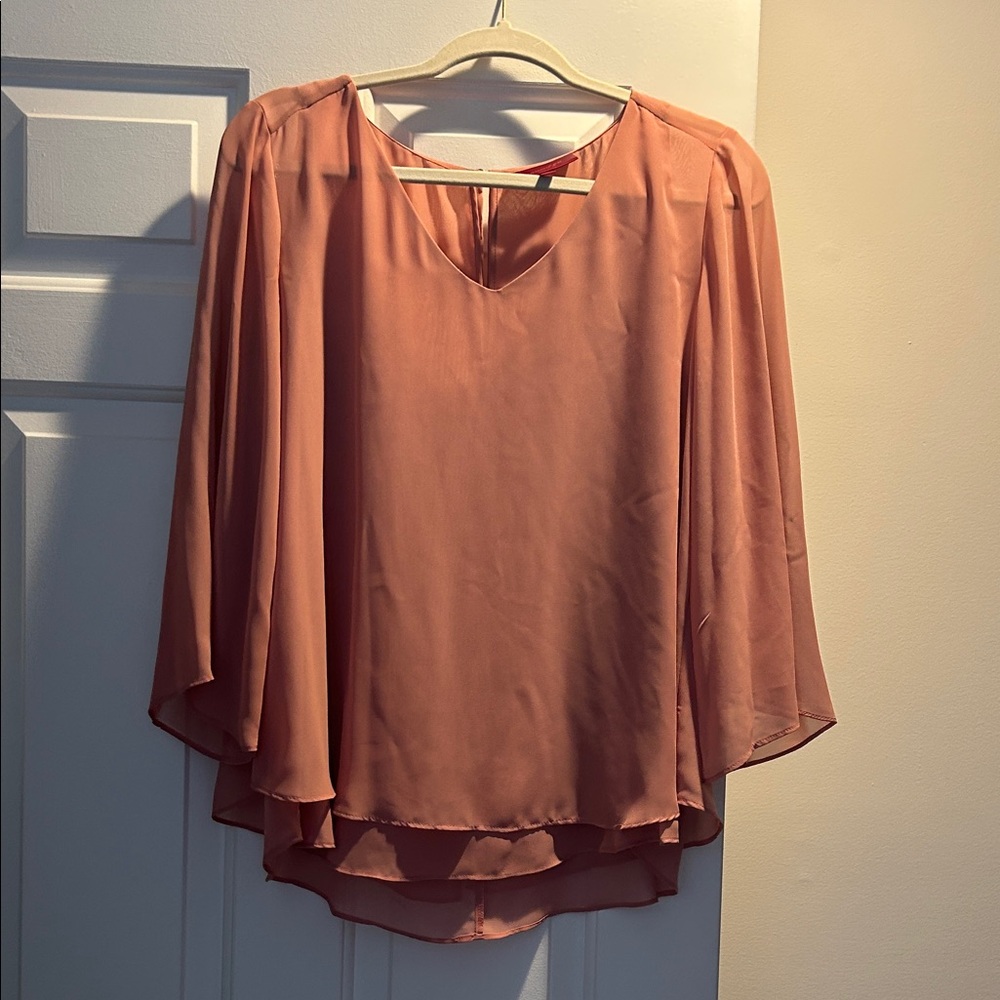 Jennifer Lopez Soft Coral Blouse